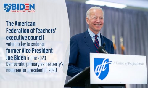 AFT Endorses Biden