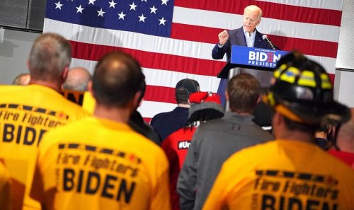 Biden Firefighters